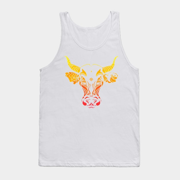 Angry cattle in the wind by #Bizzartino Tank Top by bizzartino